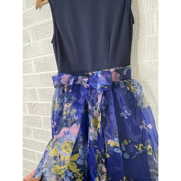 Modcloth dress array of invitations maxi tie waist size xs - Picture 6 of 11